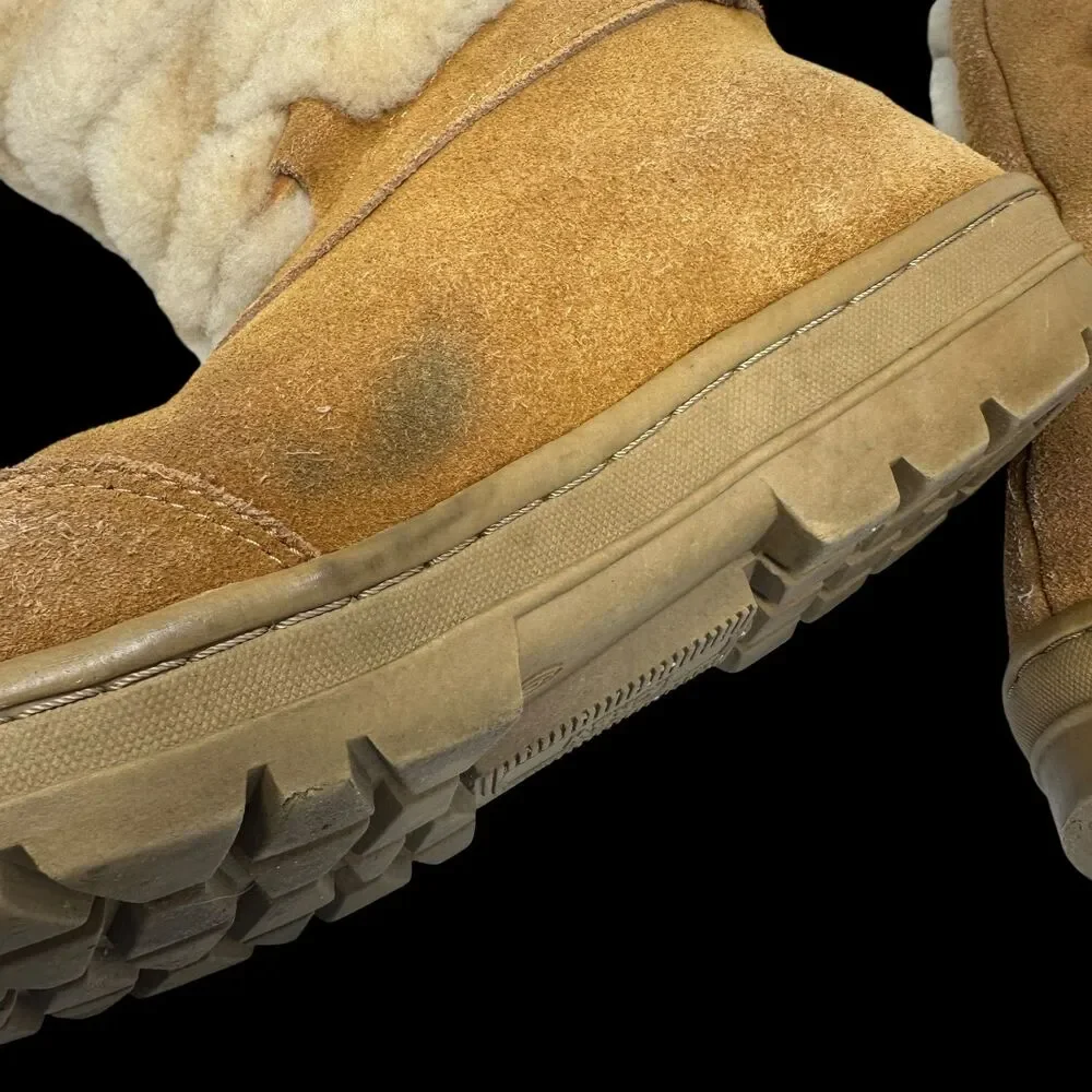 J. Crew Shearling Brown Suede Adirondack Winter Boots Size‎ 9